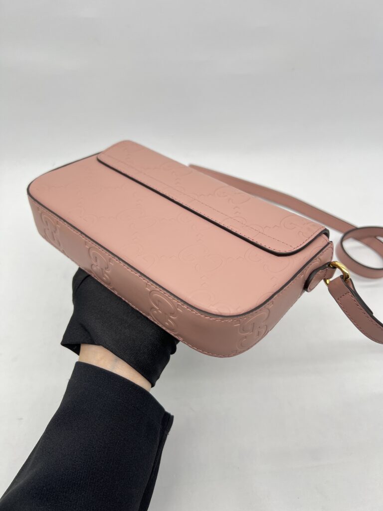 Gucci Super Mini Shoulder Jumbo GG Pink