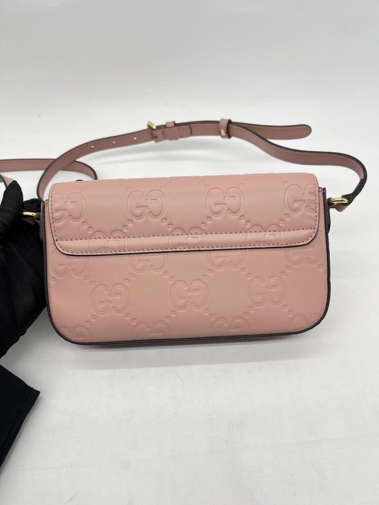 Gucci Super Mini Shoulder Jumbo GG Pink