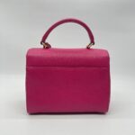 Saint Laurent Moujik Top Handle Grained Pink GHW