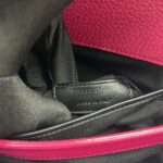 Saint Laurent Moujik Top Handle Grained Pink GHW