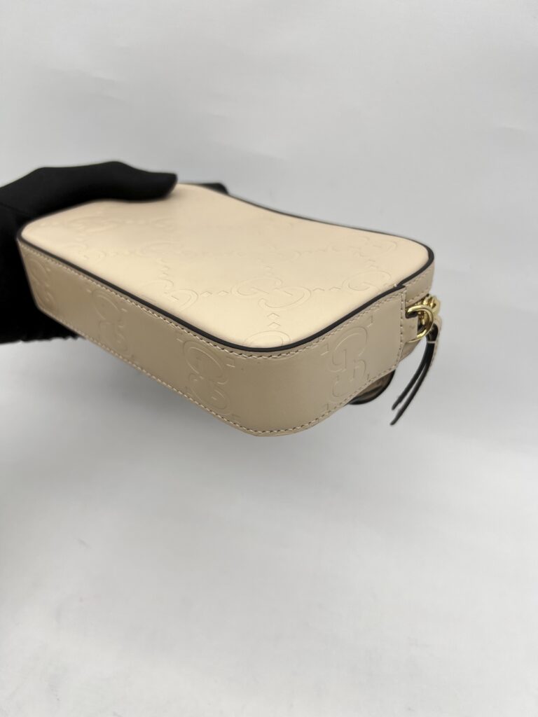 Gucci Gilbert Mini GG Beige GHW