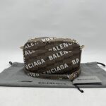 Balenciaga Camera Slingbag BB All Over Logo Brown GHW
