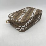 Balenciaga Camera Slingbag BB All Over Logo Brown GHW