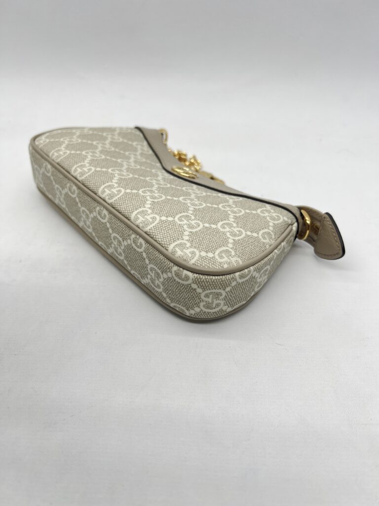 Gucci Ophidia Mini Bag GG Supreme Beige White GHW