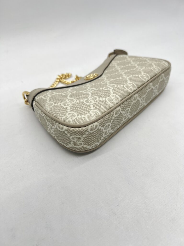 Gucci Ophidia Mini Bag GG Supreme Beige White GHW