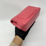 Chanel Mini Rectangle Chevron Pink SHW