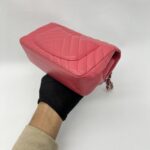 Chanel Mini Rectangle Chevron Pink SHW