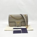 Prada Pattina Saffiano Argilla GHW