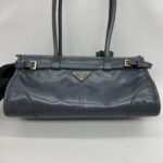 Prada Bonnie Medium In Pelle Soft Lux Avio GHW