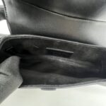Dior Mini Saddle Smooth Black GHW