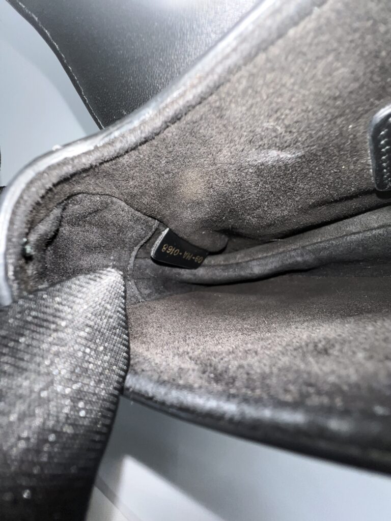 Dior Mini Saddle Smooth Black GHW
