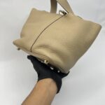 Hermes Picotin 18 Clemence Trench GHW