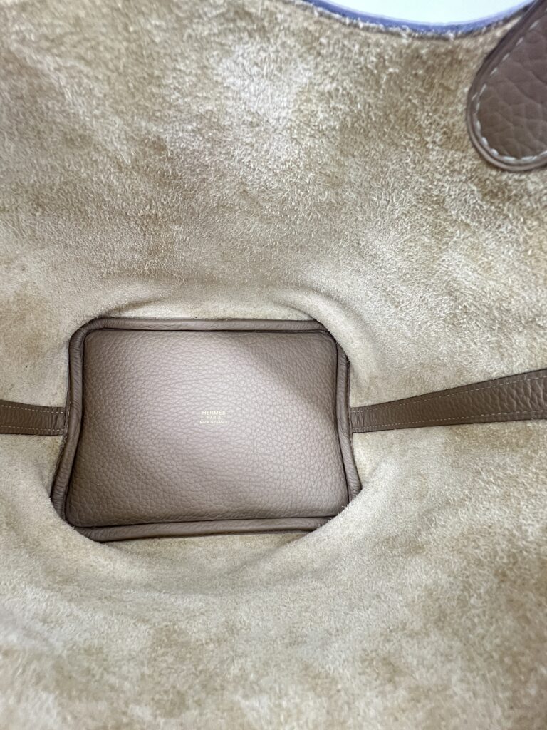 Hermes Picotin 18 Clemence Trench GHW