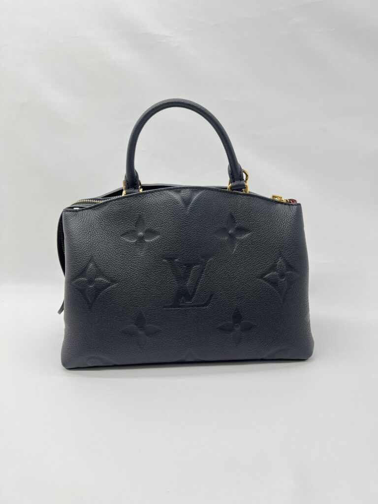 Louis Vuitton Petit Palais Monogram Giant Empreinte Noir GHW