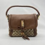 Gucci Marrakech Flap GG Canvas Brown GHW
