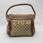 Gucci Marrakech Flap GG Canvas Brown GHW