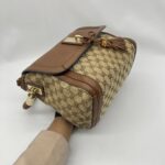 Gucci Marrakech Flap GG Canvas Brown GHW