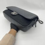 Chanel Perforated Flap Lambskin Mesh Black RHW