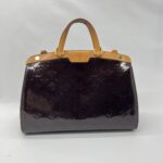 Louis Vuitton Brea MM Monogram Vernis Amarente
