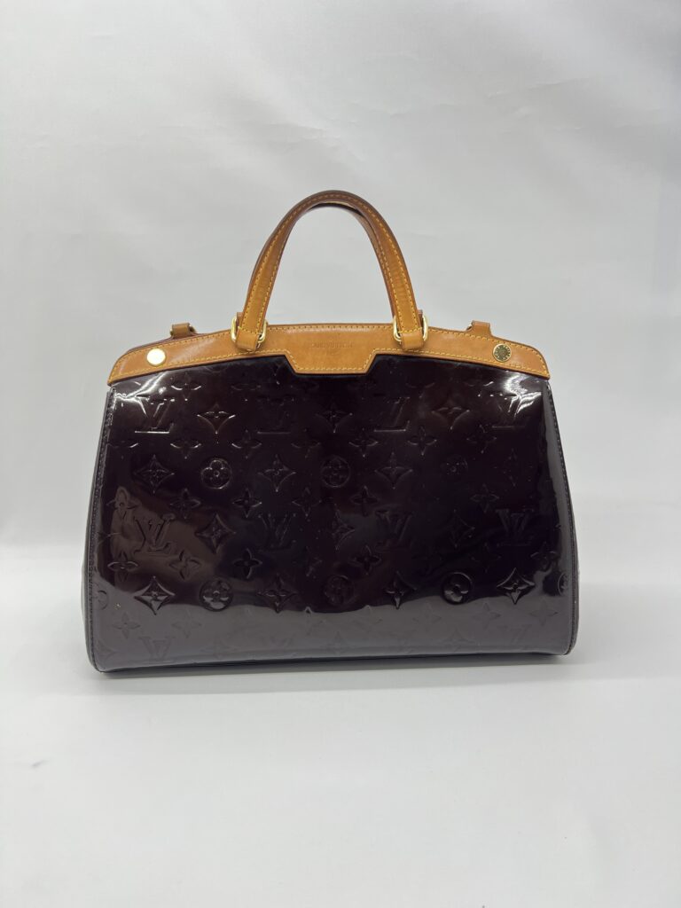 Louis Vuitton Brea MM Monogram Vernis Amarente
