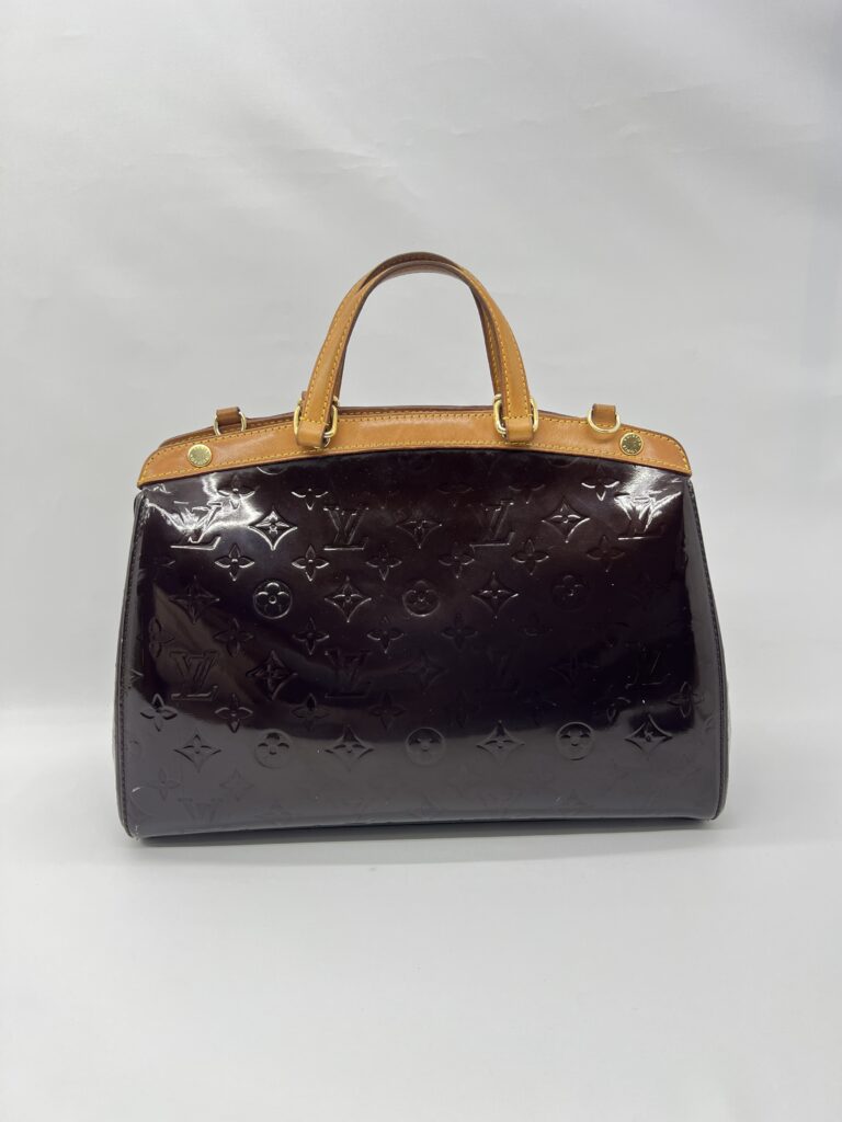Louis Vuitton Brea MM Monogram Vernis Amarente