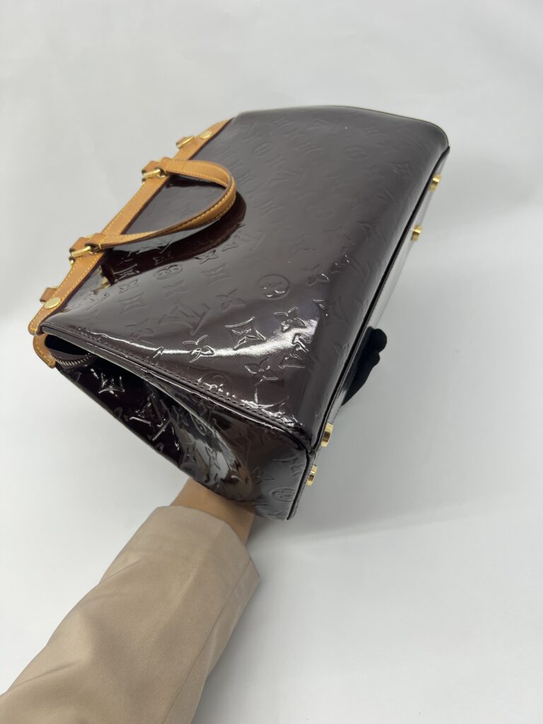 Louis Vuitton Brea MM Monogram Vernis Amarente