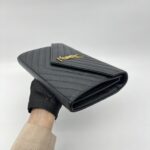 Saint Laurent WOC 22 Grained Black GHW