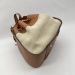Loewe Hammock Medium Canvas Tan Natural Leather SHW