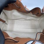 Loewe Hammock Medium Canvas Tan Natural Leather SHW