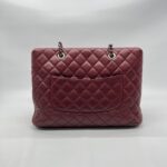 Chanel Shopping Tote Caviar Dark Red RHW