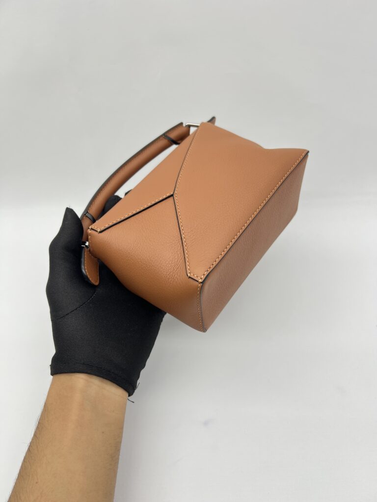 Loewe Mini Puzzle Edge Tan SHW