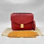 Louis Vuitton Metis MM Monogram Empreinte Cerise