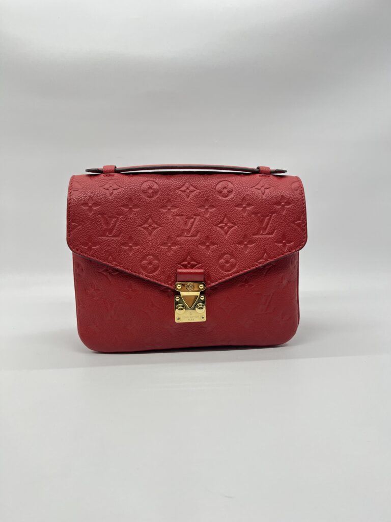Louis Vuitton Metis MM Monogram Empreinte Cerise