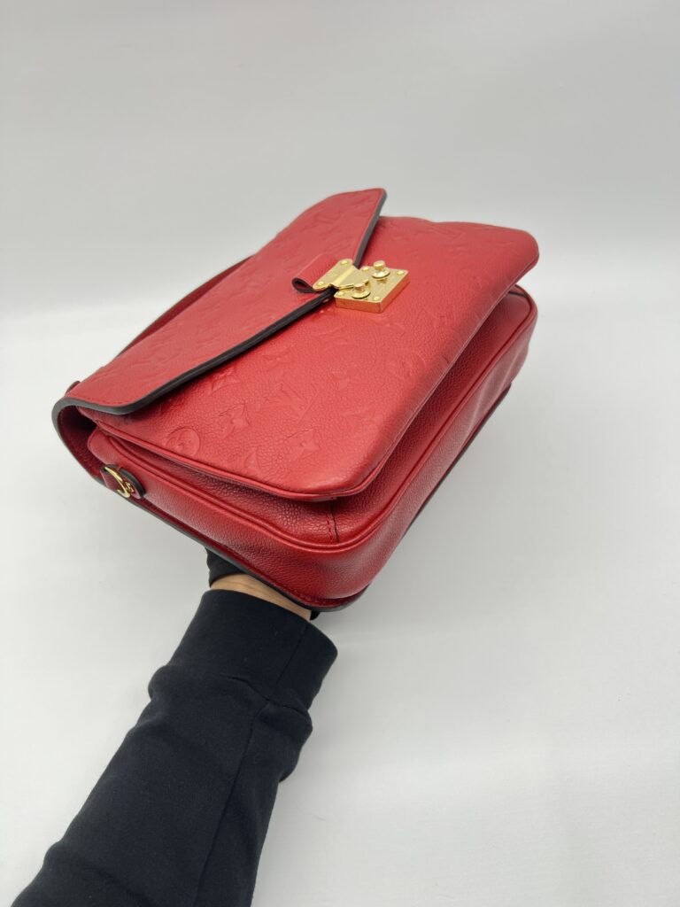 Louis Vuitton Metis MM Monogram Empreinte Cerise