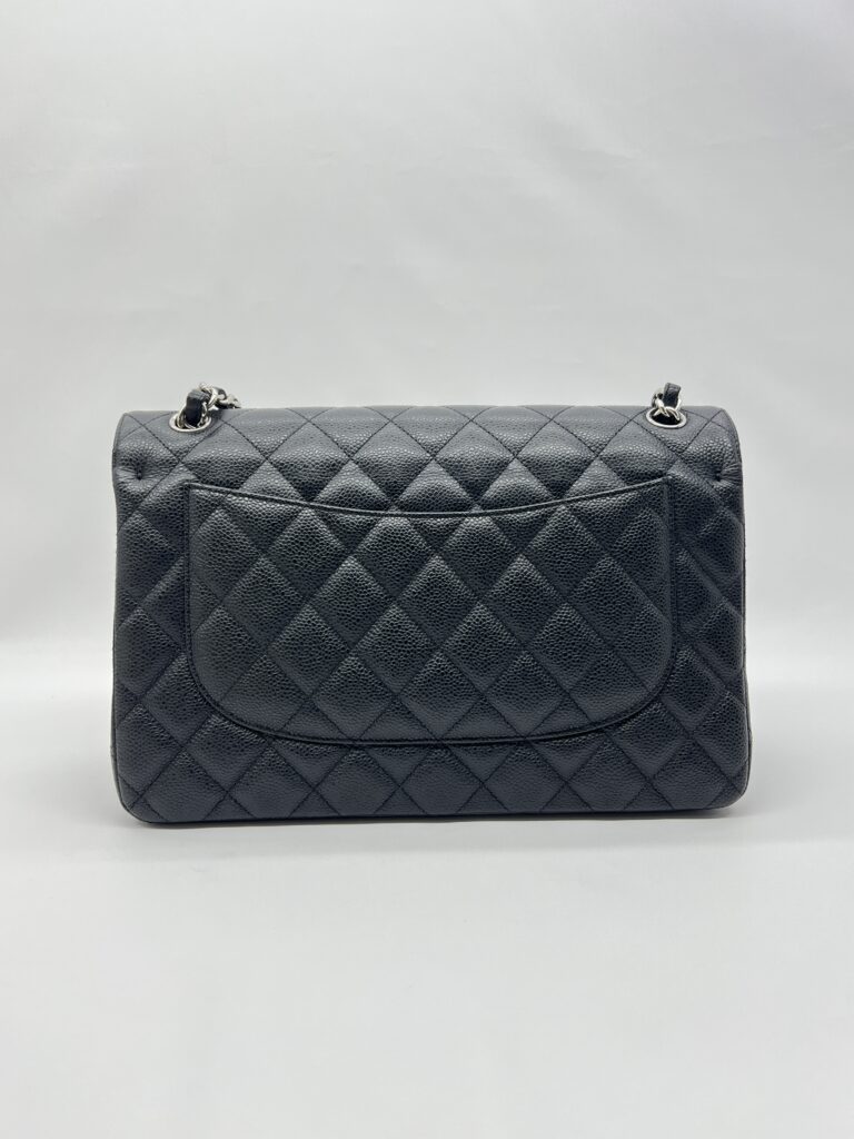 Chanel Classic Jumbo D.Flap Caviar Black SHW