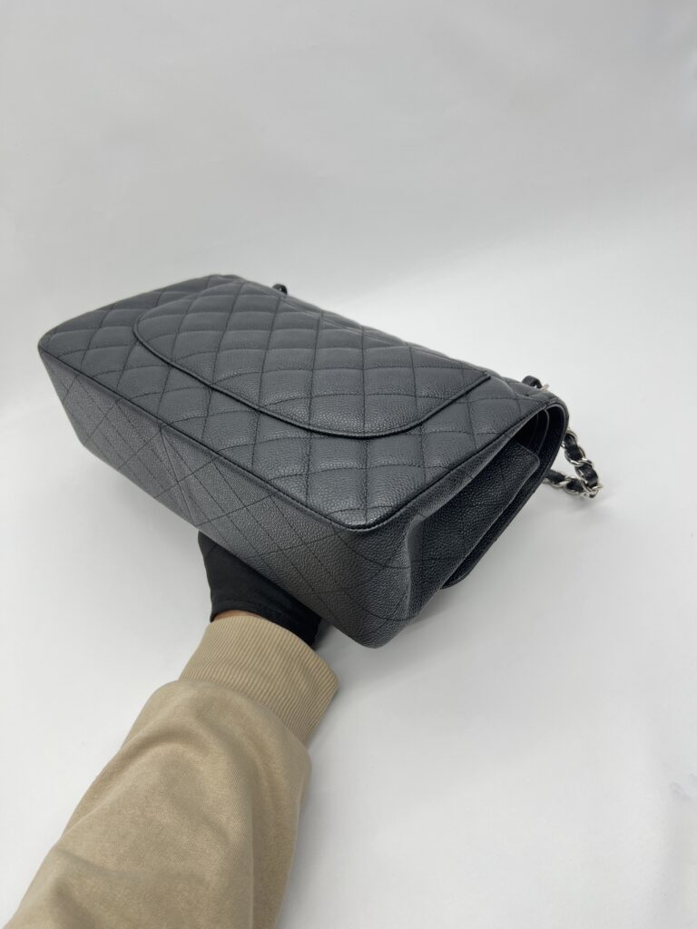 Chanel Classic Jumbo D.Flap Caviar Black SHW