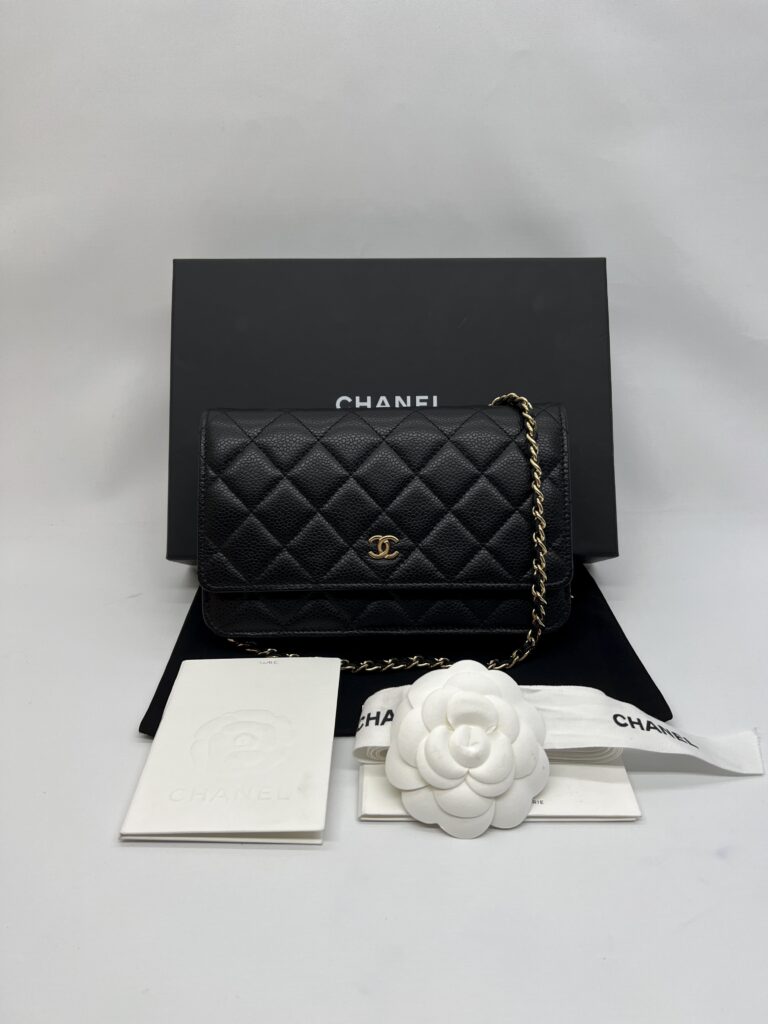 Chanel WOC Caviar Black GHW