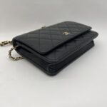 Chanel WOC Caviar Black GHW