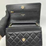 Chanel WOC Caviar Black GHW