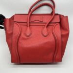 Celine Mini Luggage Grained Red Coquelicot GHW