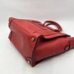 Celine Mini Luggage Grained Red Coquelicot GHW