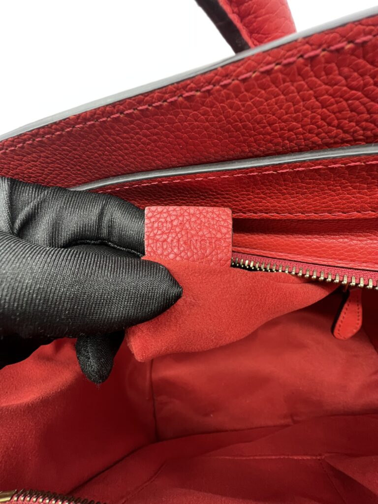 Celine Mini Luggage Grained Red Coquelicot GHW