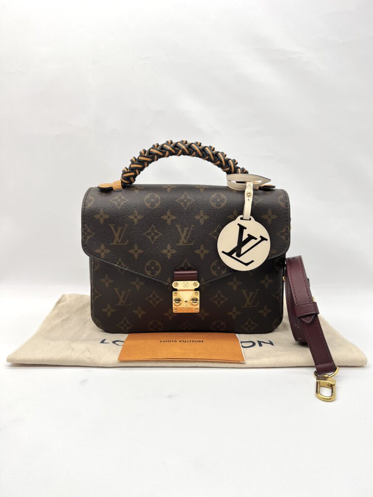 Louis Vuitton Metis MM Braided Monogram Saffran GHW