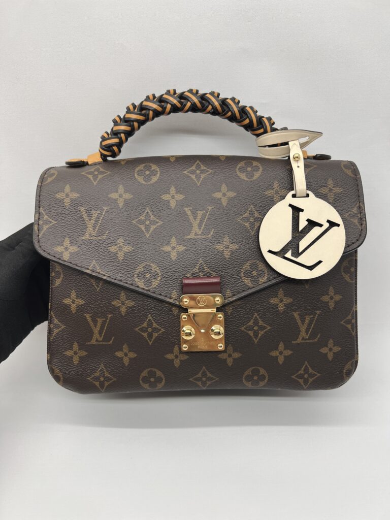 Louis Vuitton Metis MM Braided Monogram Saffran GHW