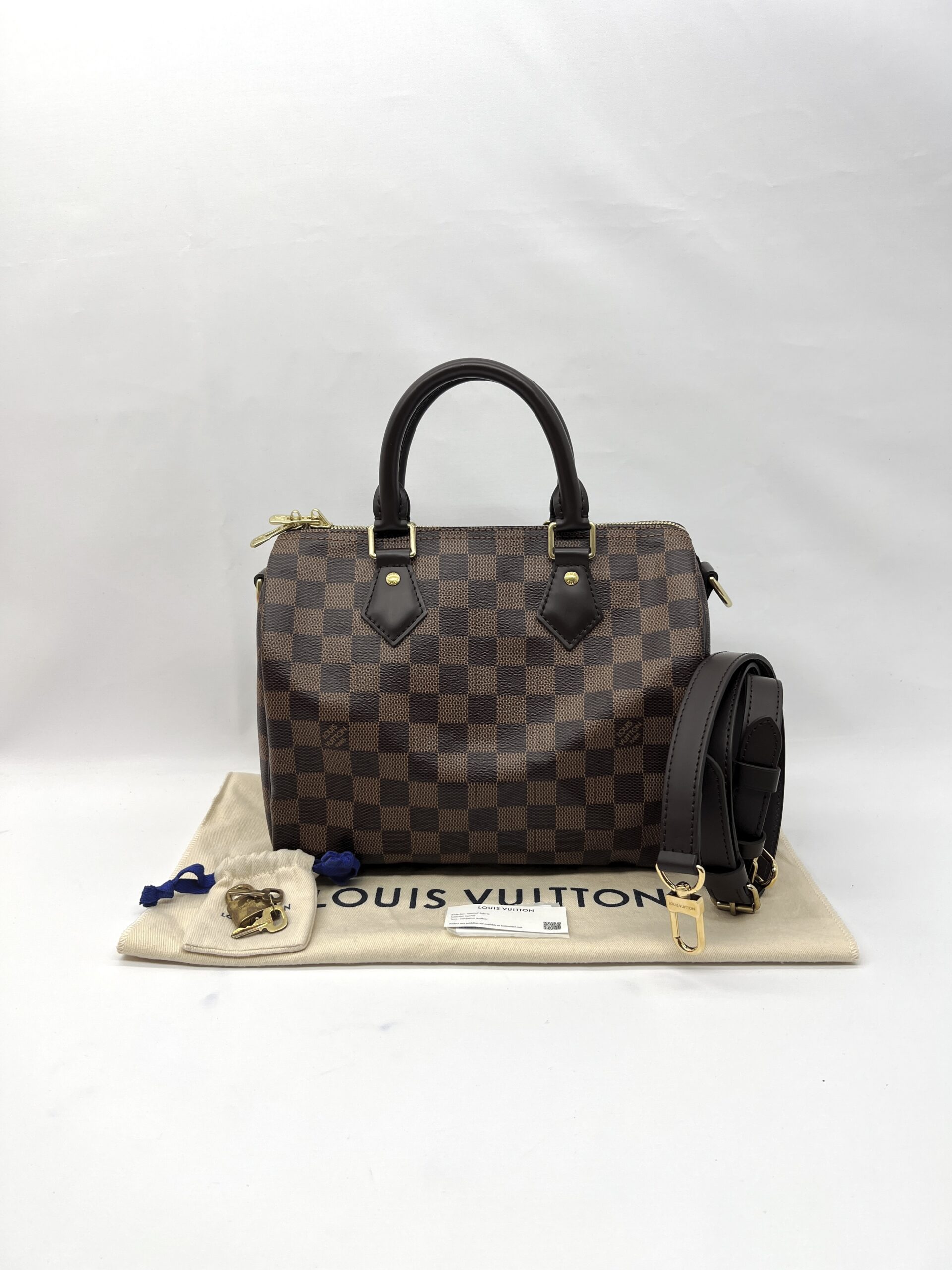Louis Vuitton Speedy Bandou 25 Damier Ebene