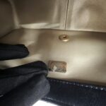 Chanel Mini Square Pearl Flap Bag Lambskin Black GHW