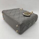 Dior Lady Dior Small Lambskin Grey GHW