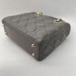 Dior Lady Dior Small Lambskin Grey GHW