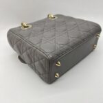 Dior Lady Dior Small Lambskin Grey GHW