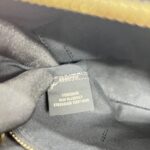 Fendi By The Way Medium Stripe Embossed Black GHW